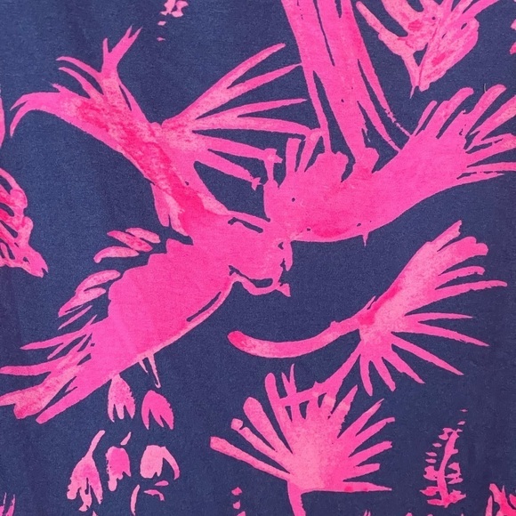 Lilly Pulitizer Dress Size Small Pink and Navy Blue - Picture 8 of 8